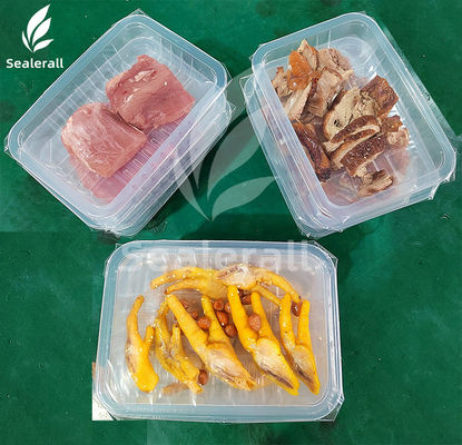 comprar Máquina de embalagem de carnes frescas com atmosfera modificada, selante de sacos de mapa 5KW com armação de vidro Fabricação em linha