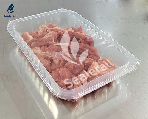 satın al Harita Gelişmiş Plastik Konteyner Doldurma Makinesi Otomatik Tepsiler Paketleme Makinesi Çevrimiçi üretim