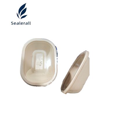 comprar Máquina selladora automática LD802 PLUS con diseño de doble carril para 600-800 contenedores biodegradables de caña de azúcar por hora Fabricación en línea