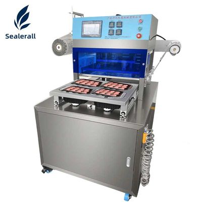 Vertical Expansion 304 Stainless Steel Pneumatic Tray Sealer for Fully Automatic Cup Sealing